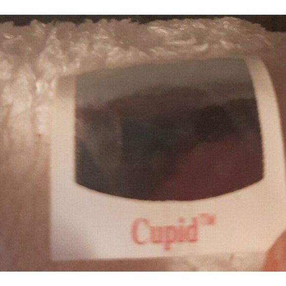 Cupid the Valentines Day Dog Ty Beanie Baby  Heart over  Eye Retired 2001 - Picture 10 of 13